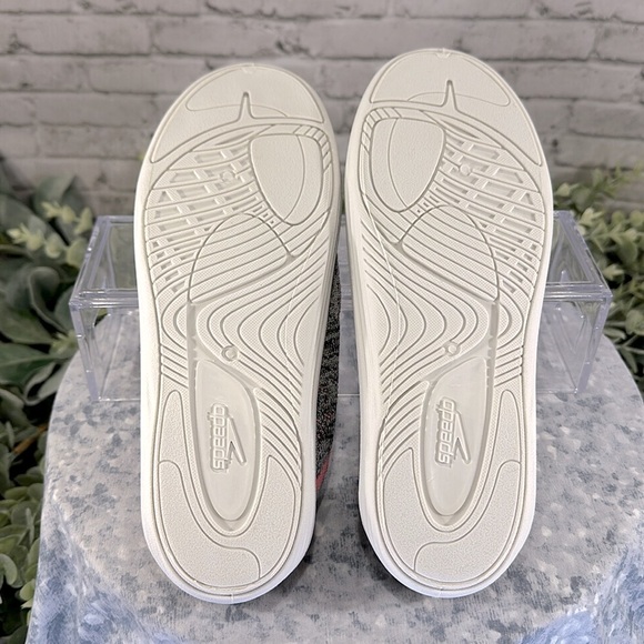 Speedo “Surfstrider” Black/Gray/Pink Stretch Knit Water Shoes WMS 7-8☀️NWOT - Picture 6 of 9